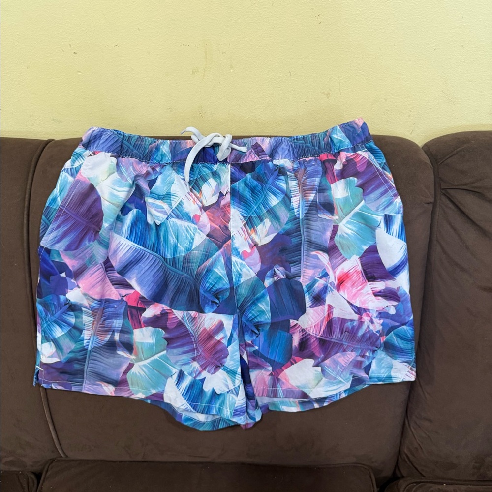 Reel Legends Women's Athletic Shorts - Multicolor Pattern